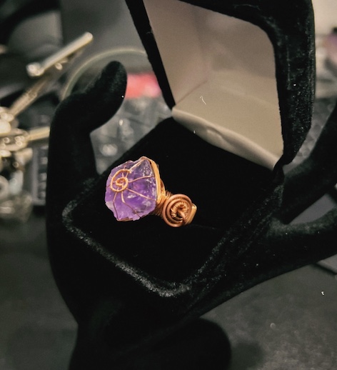 Creative Vibrational Copper Ring by AGH8